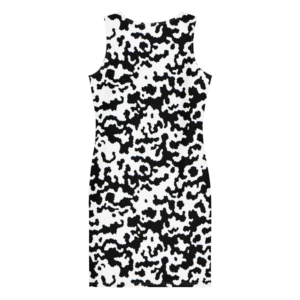 Blackwater Hide on Bodycon Dress — Back