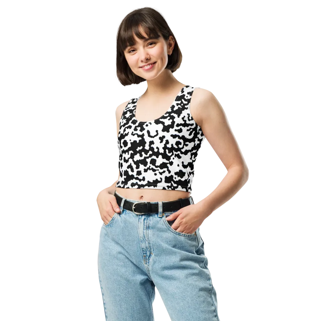 Blackwater Hide on Crop Top — Front