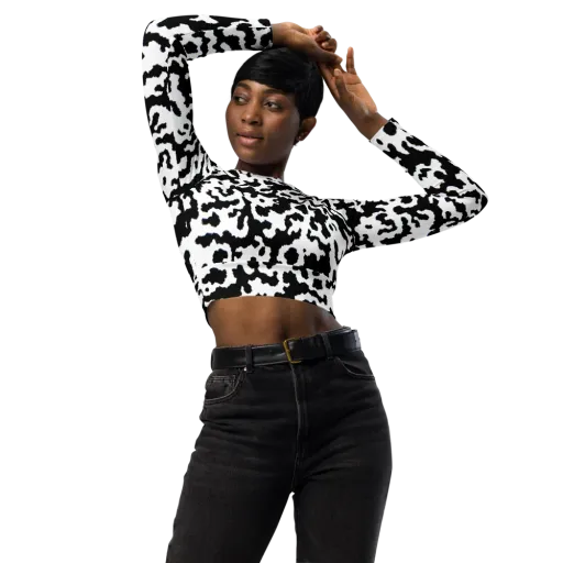 Blackwater Hide on a Long Sleeve Crop Top
