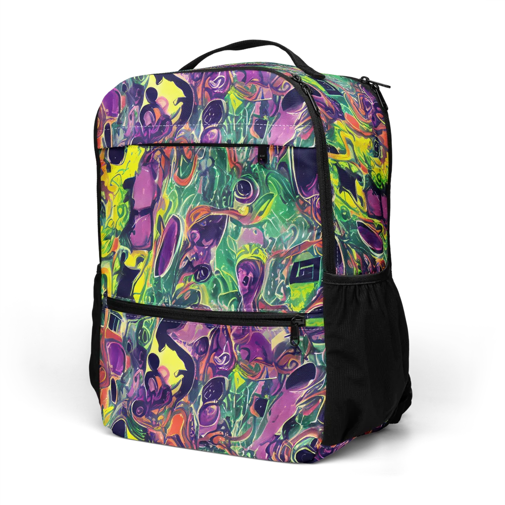 Emerald Fever on Utility Backpack — Left Front