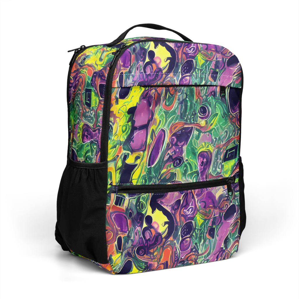 Emerald Fever on Utility Backpack — Right Front