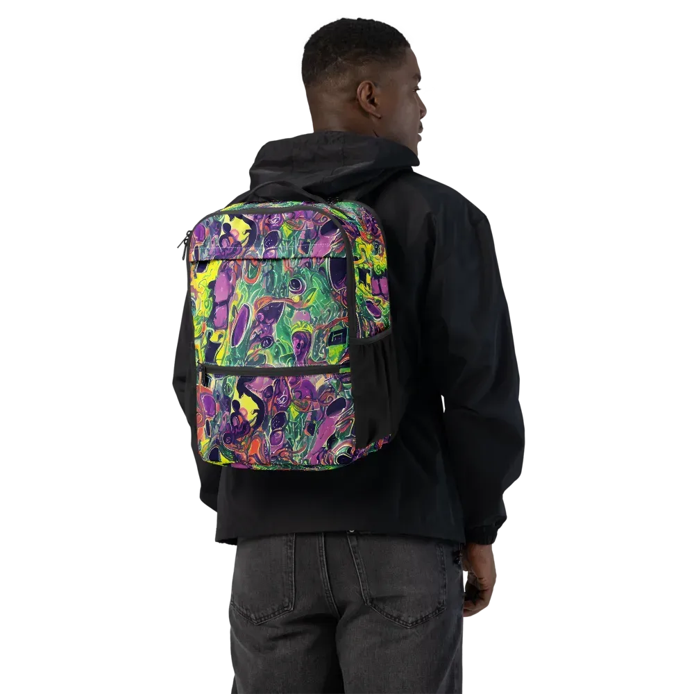 Emerald Fever on Utility Backpack — Back