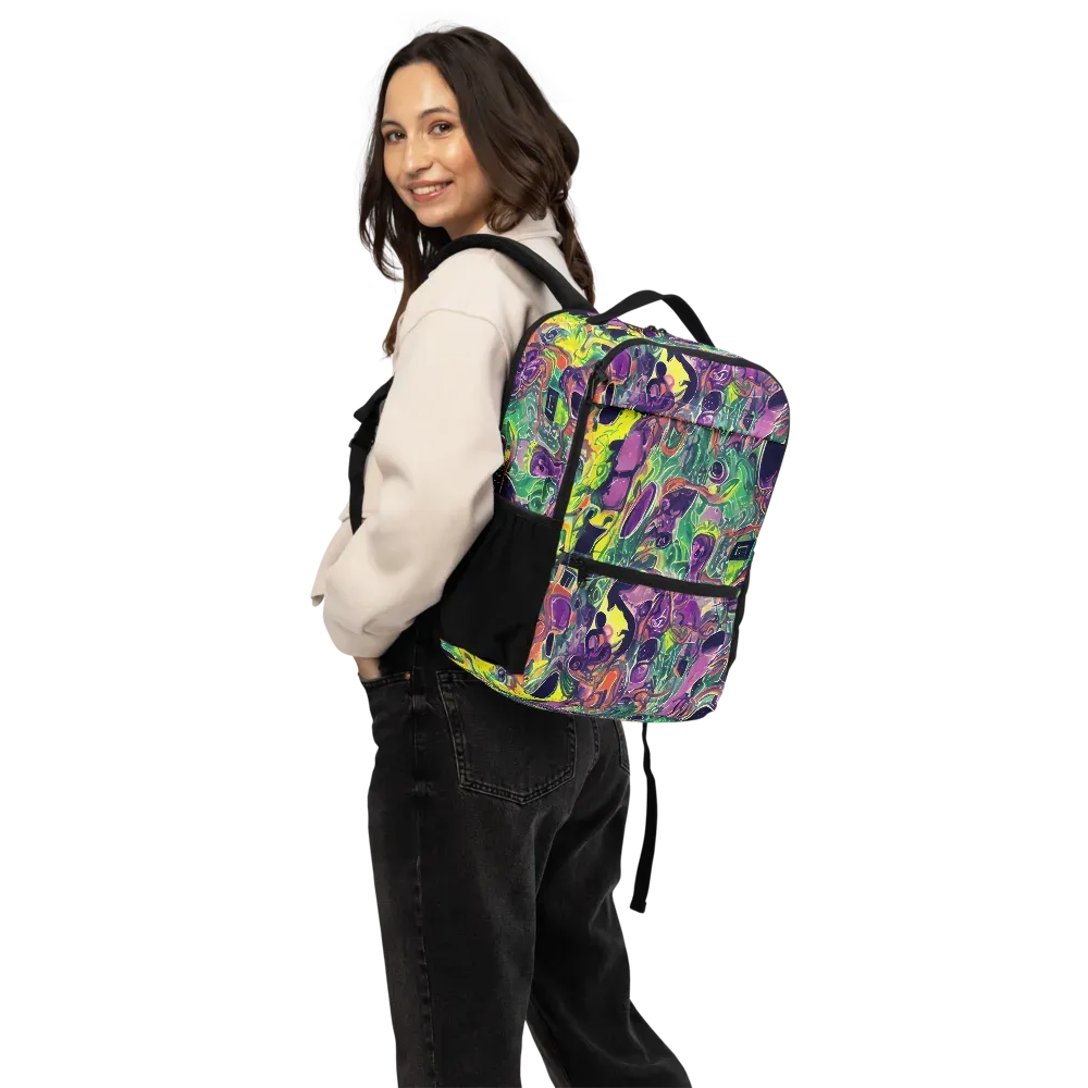 Emerald Fever on Utility Backpack — Back