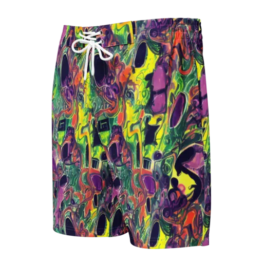 Emerald Fever on a Men's Board Shorts