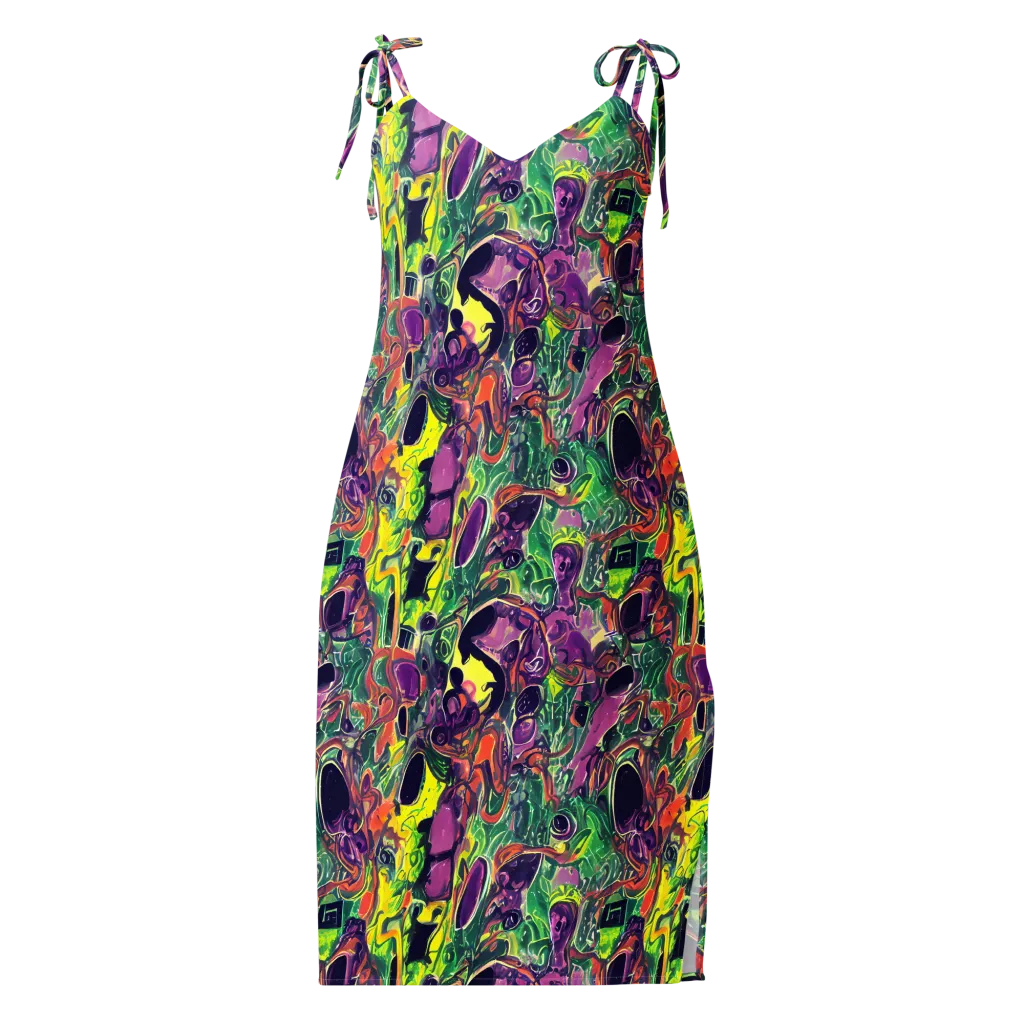 Emerald Fever on Slip Dress — Front