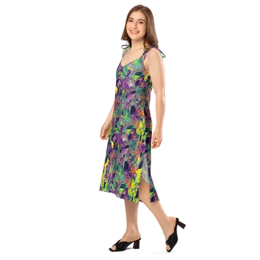 Emerald Fever on a Slip Dress
