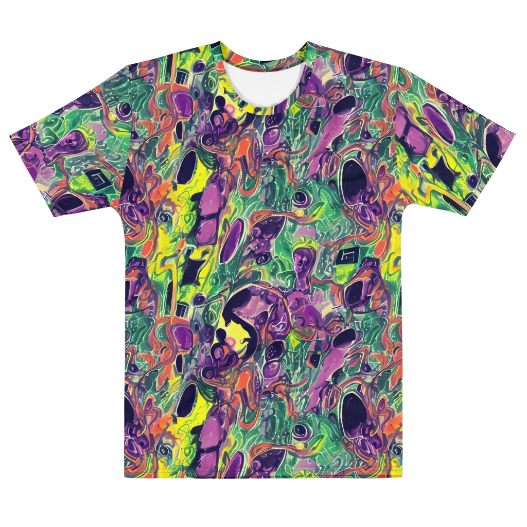 Emerald Fever on Men's Cotton Crew Neck T-Shirt — Front