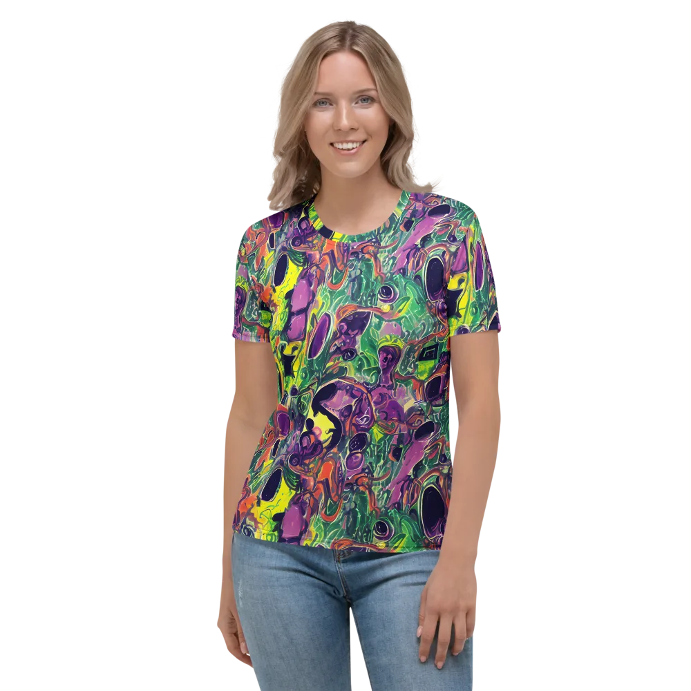 Emerald Fever on Women's Crew Neck T-Shirt — Front