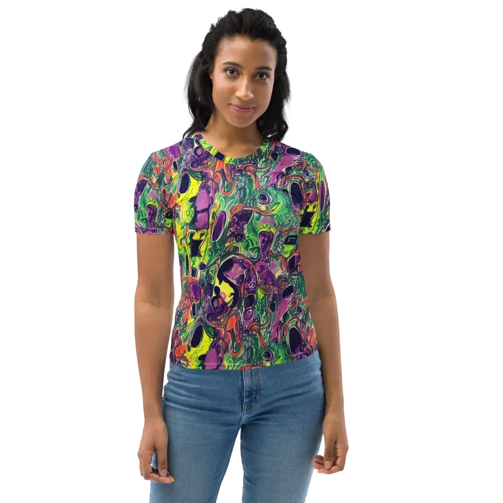 Emerald Fever on Women's Crew Neck T-Shirt — Front