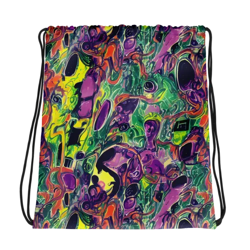Emerald Fever on a Drawstring Bag