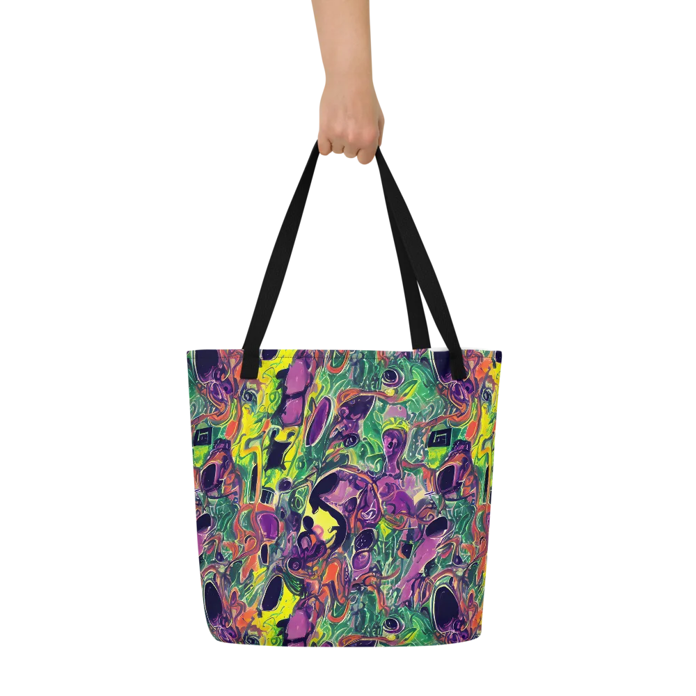 Emerald Fever on Large Tote Bag W/ Pocket — Front