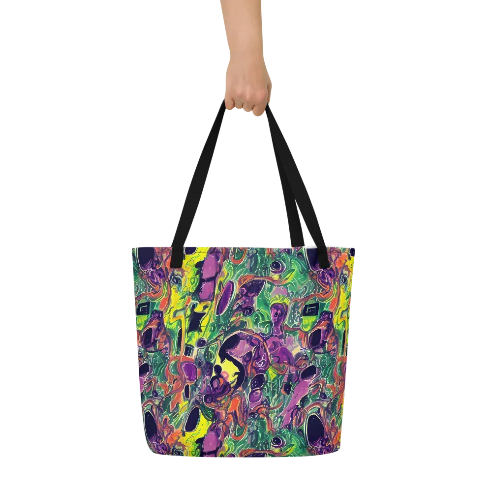 Emerald Fever on Large Tote Bag W/ Pocket — Front