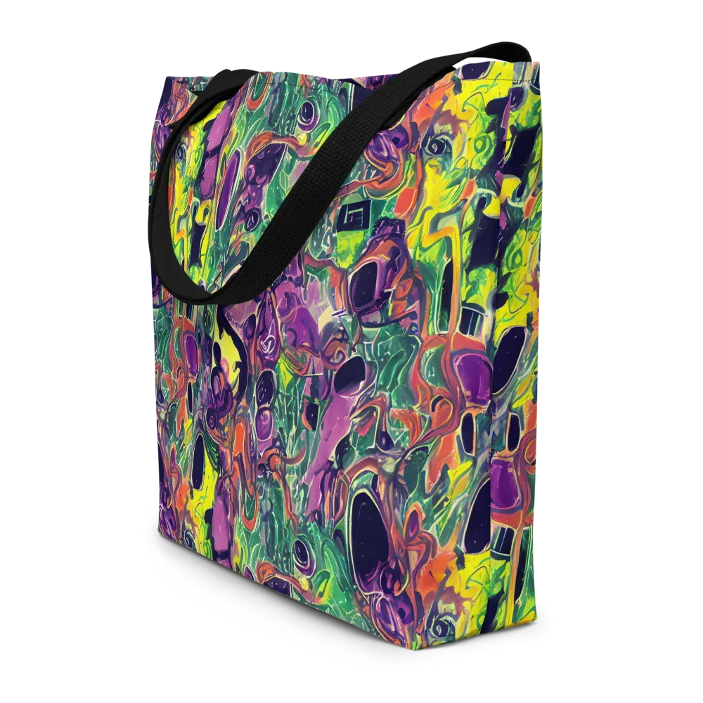 Emerald Fever on Large Tote Bag W/ Pocket — Front