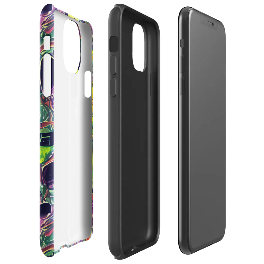 Emerald Fever on Tough Case for iPhone® — Right