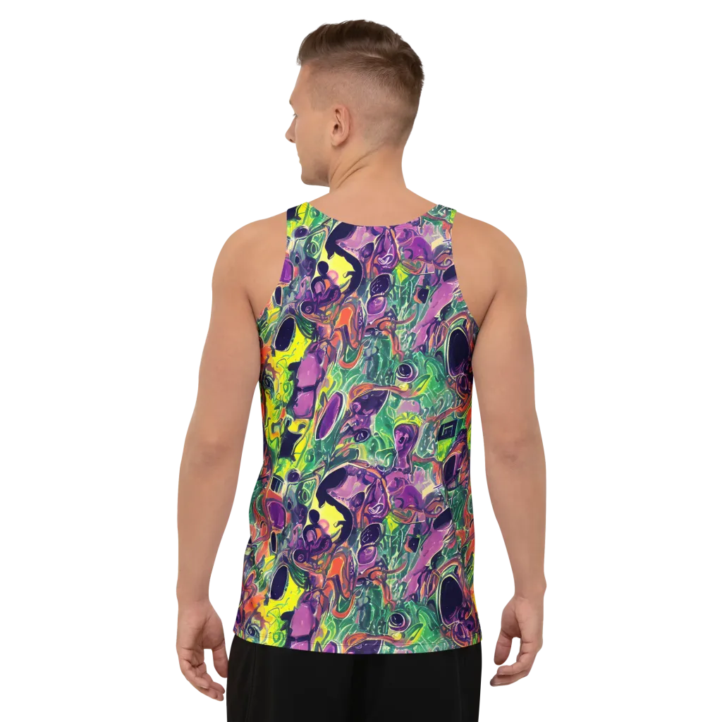 Emerald Fever on Men's Tank Top — Back