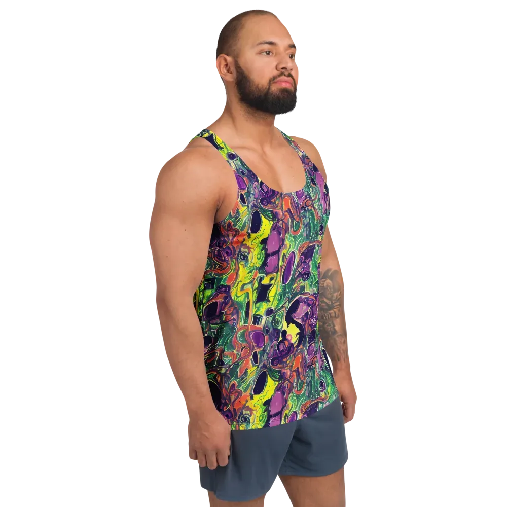 Emerald Fever on Men's Tank Top — Right Front