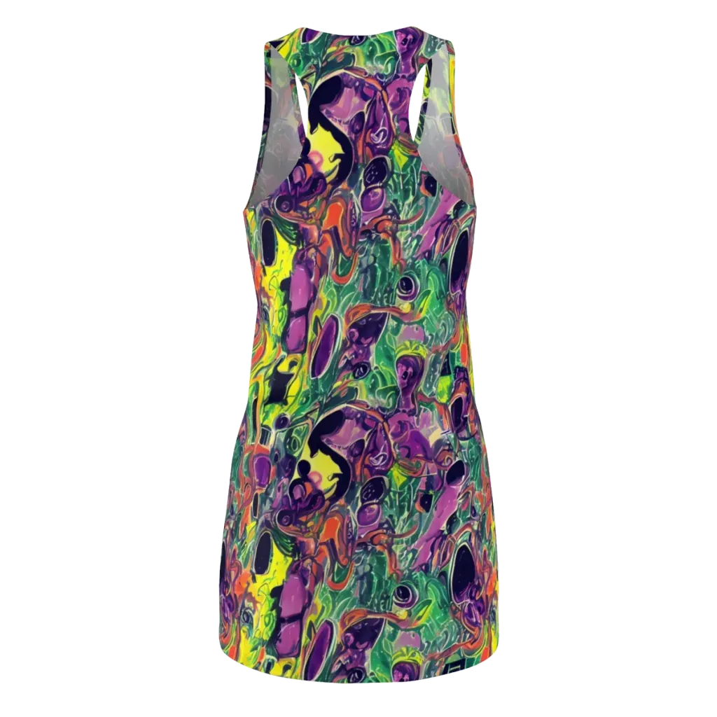 Emerald Fever on Racerback Dress — Back