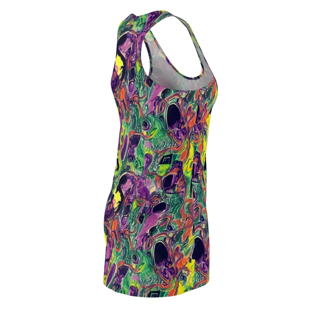 Emerald Fever on Racerback Dress — Back Side