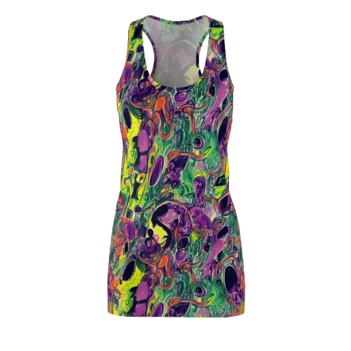 Emerald Fever on a Racerback Dress