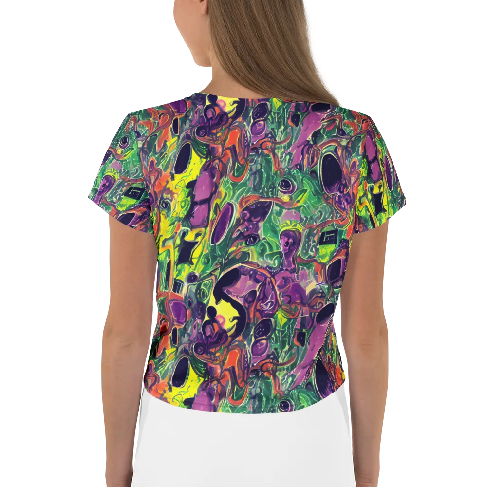 Emerald Fever on Crop Tee — Back