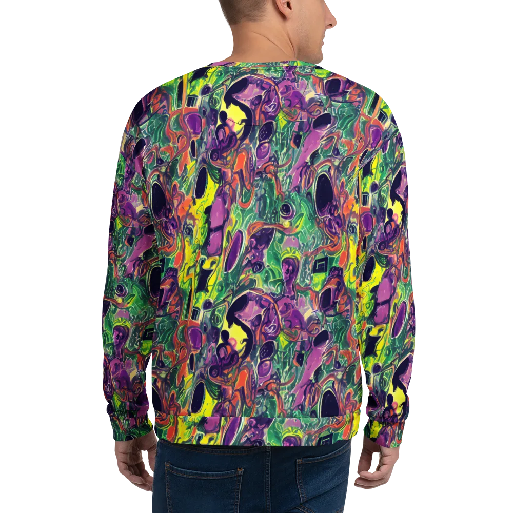 Emerald Fever on Sweatshirt — Back