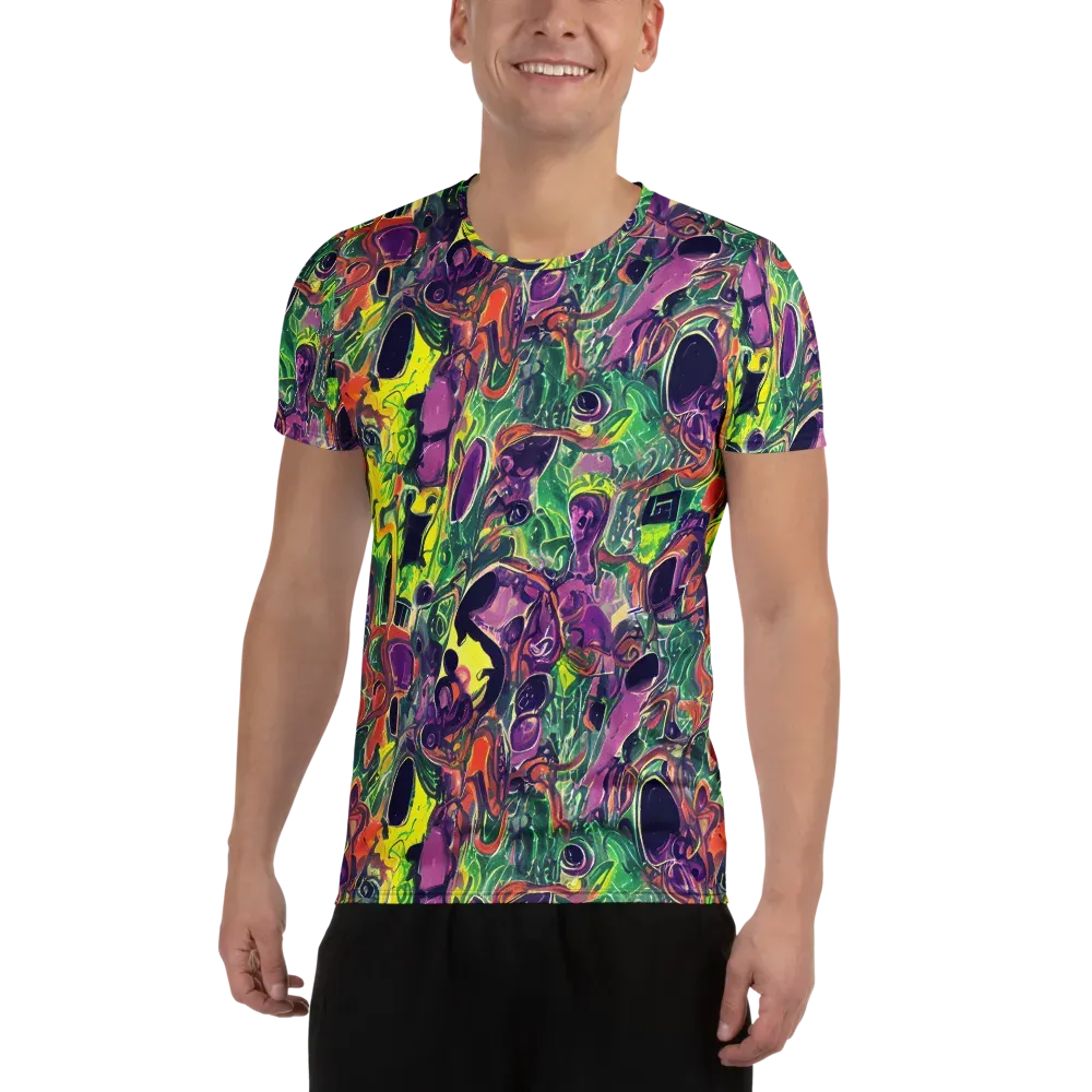 Emerald Fever on Men's Athletic T-Shirt — Front
