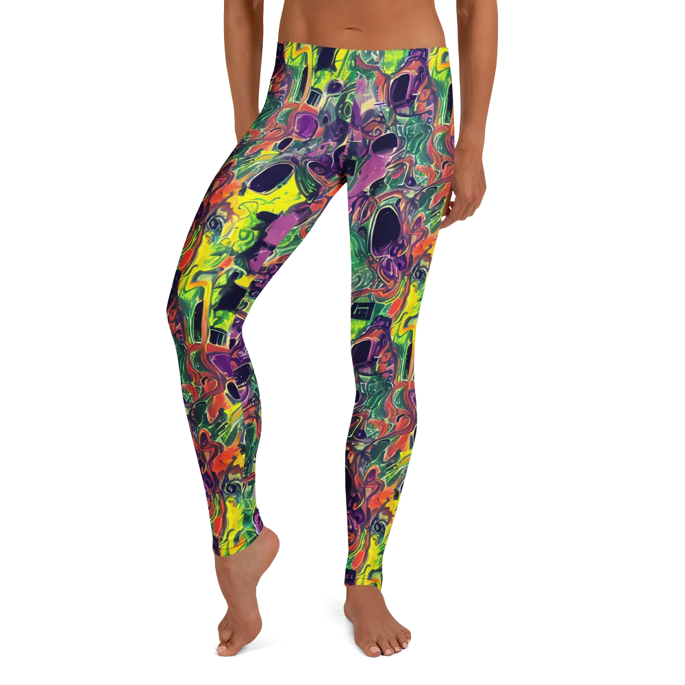 Emerald Fever on Leggings — Front
