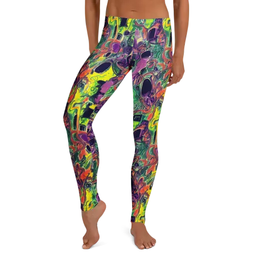 Emerald Fever on a Leggings