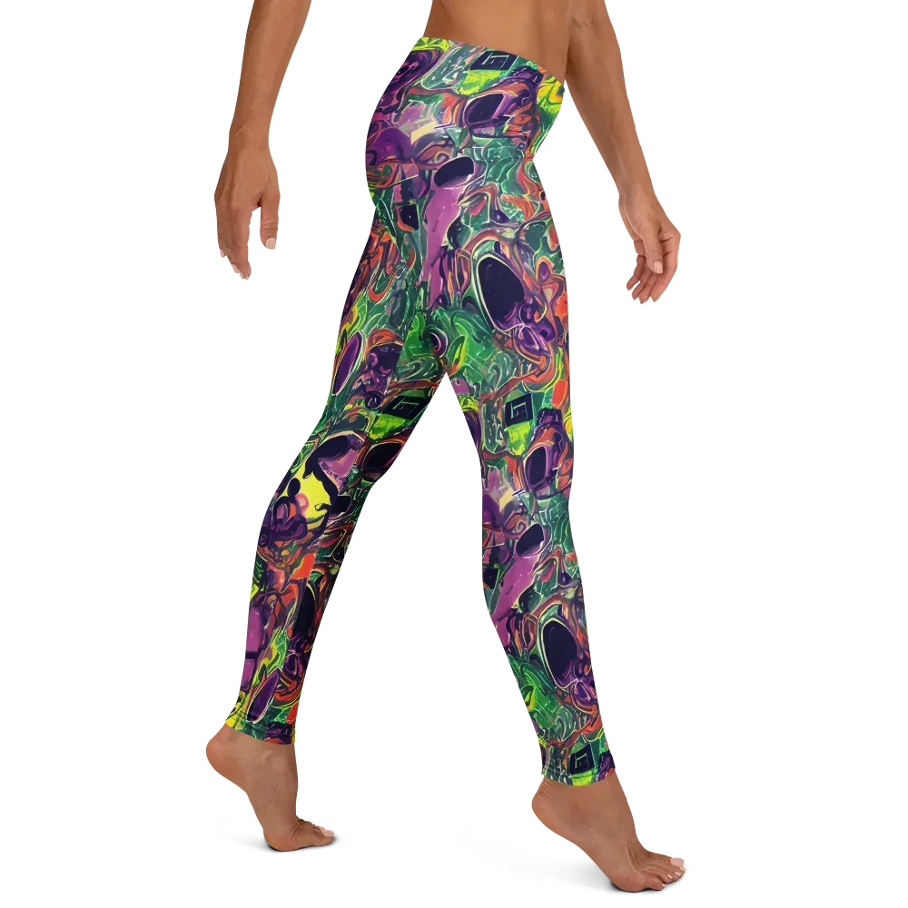 Emerald Fever on Leggings — Right