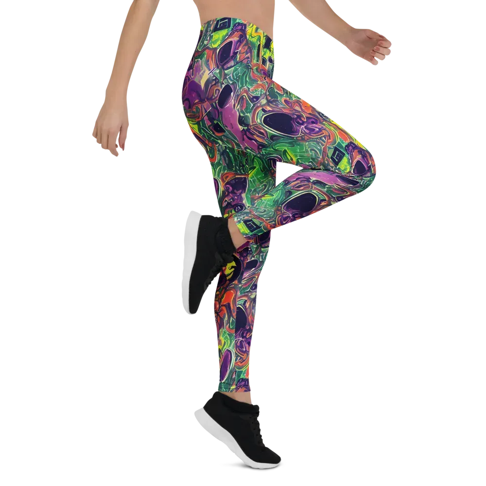 Emerald Fever on Leggings — Right
