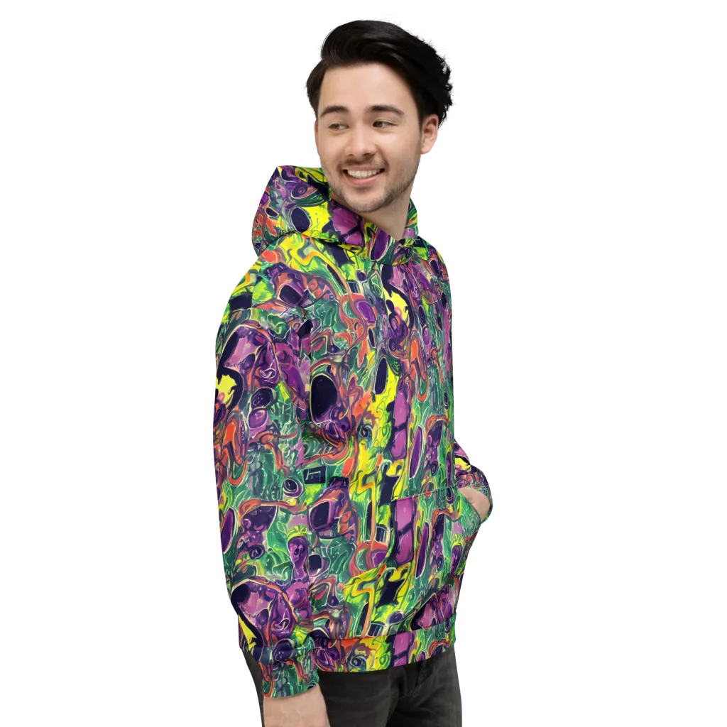 Emerald Fever on Hoodie — Right