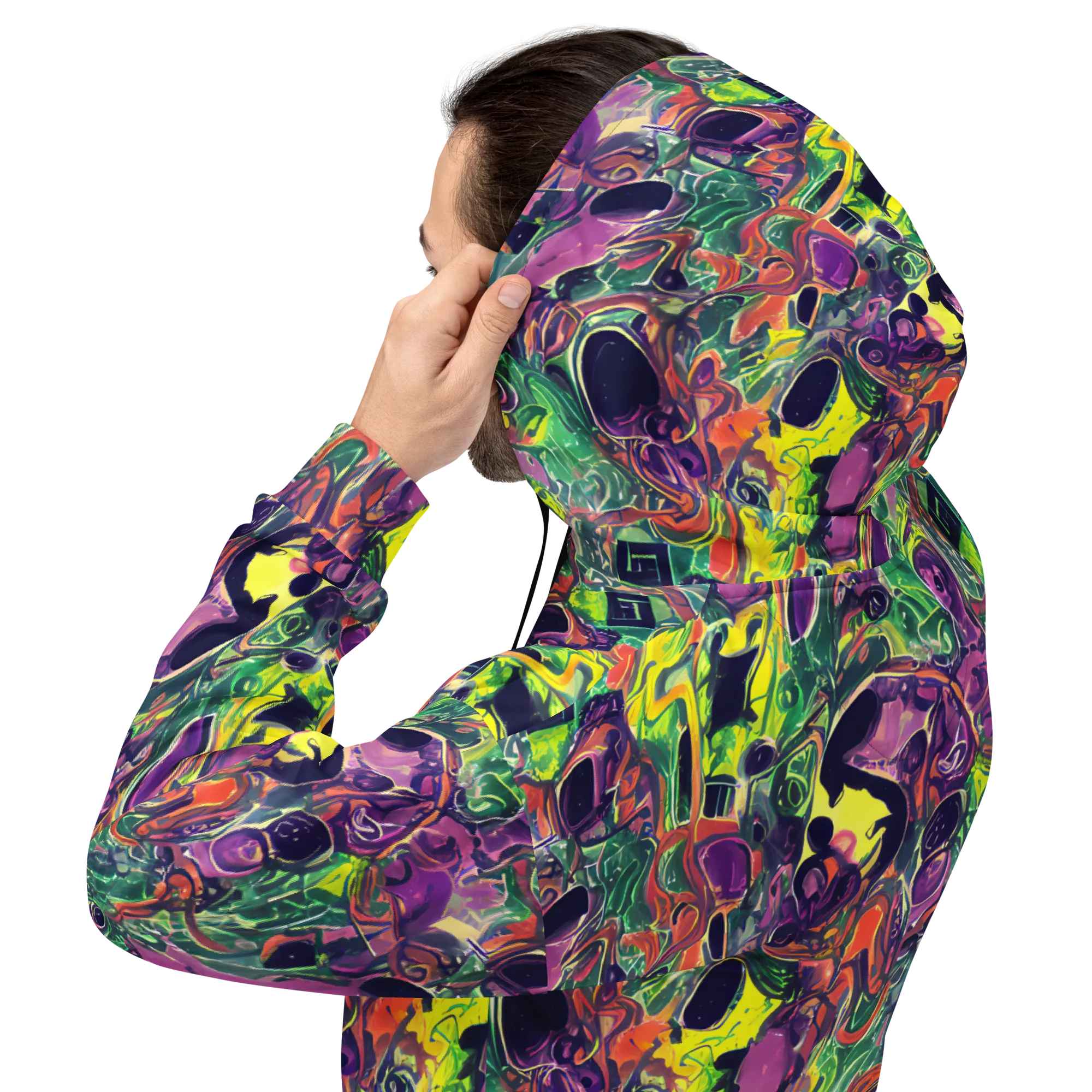 Emerald Fever on Hoodie — Back