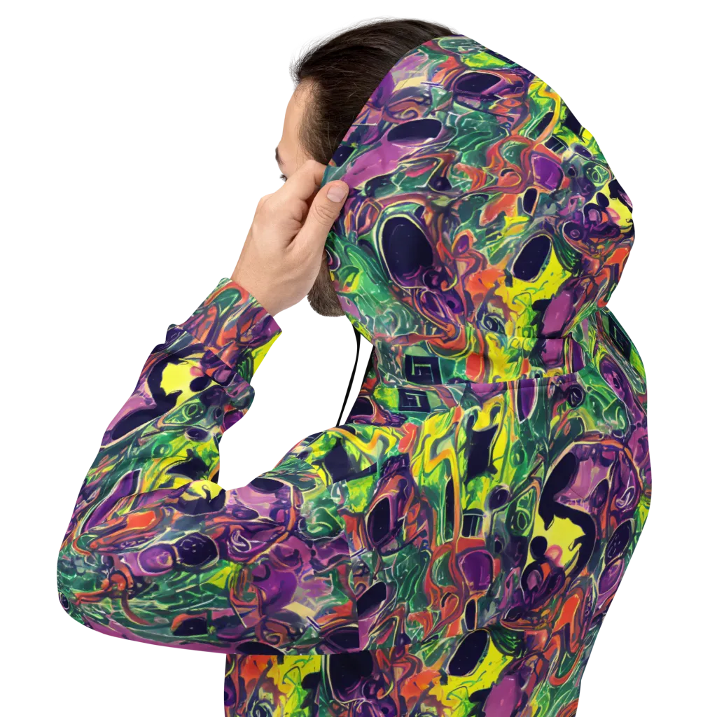 Emerald Fever on Hoodie — Back