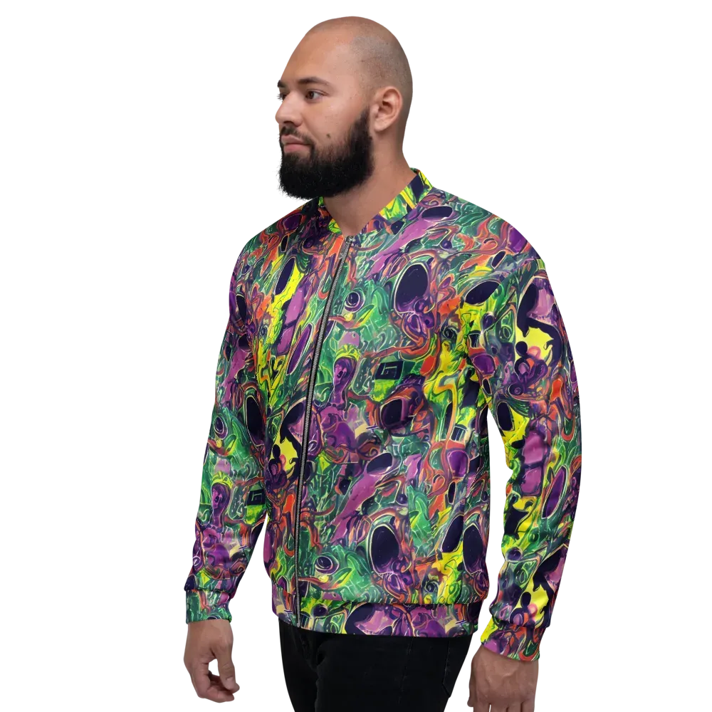 Emerald Fever on Bomber Jacket — Left