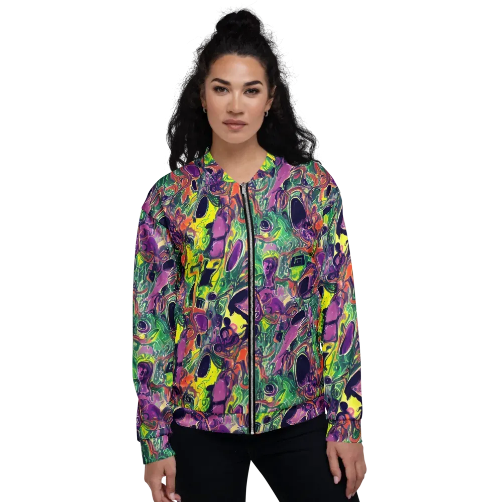 Emerald Fever on Bomber Jacket — Front