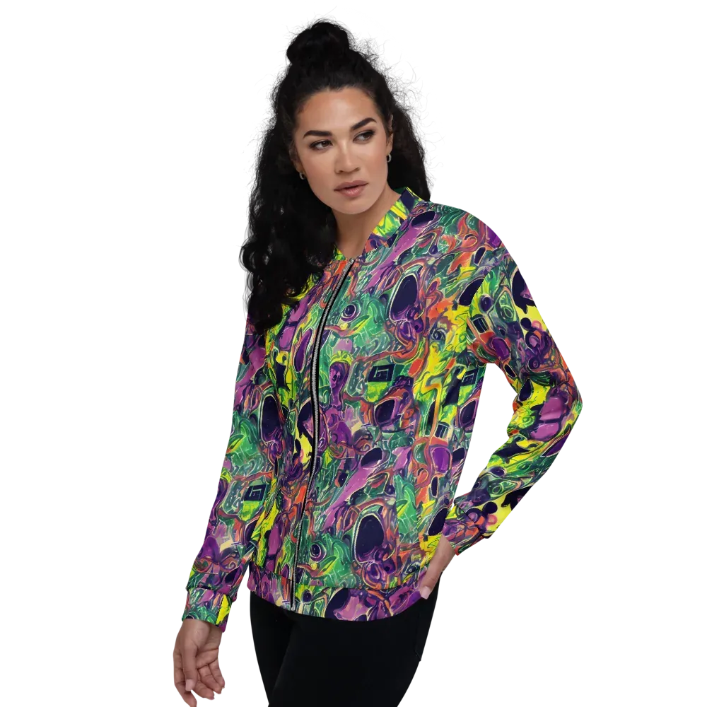 Emerald Fever on Bomber Jacket — Left