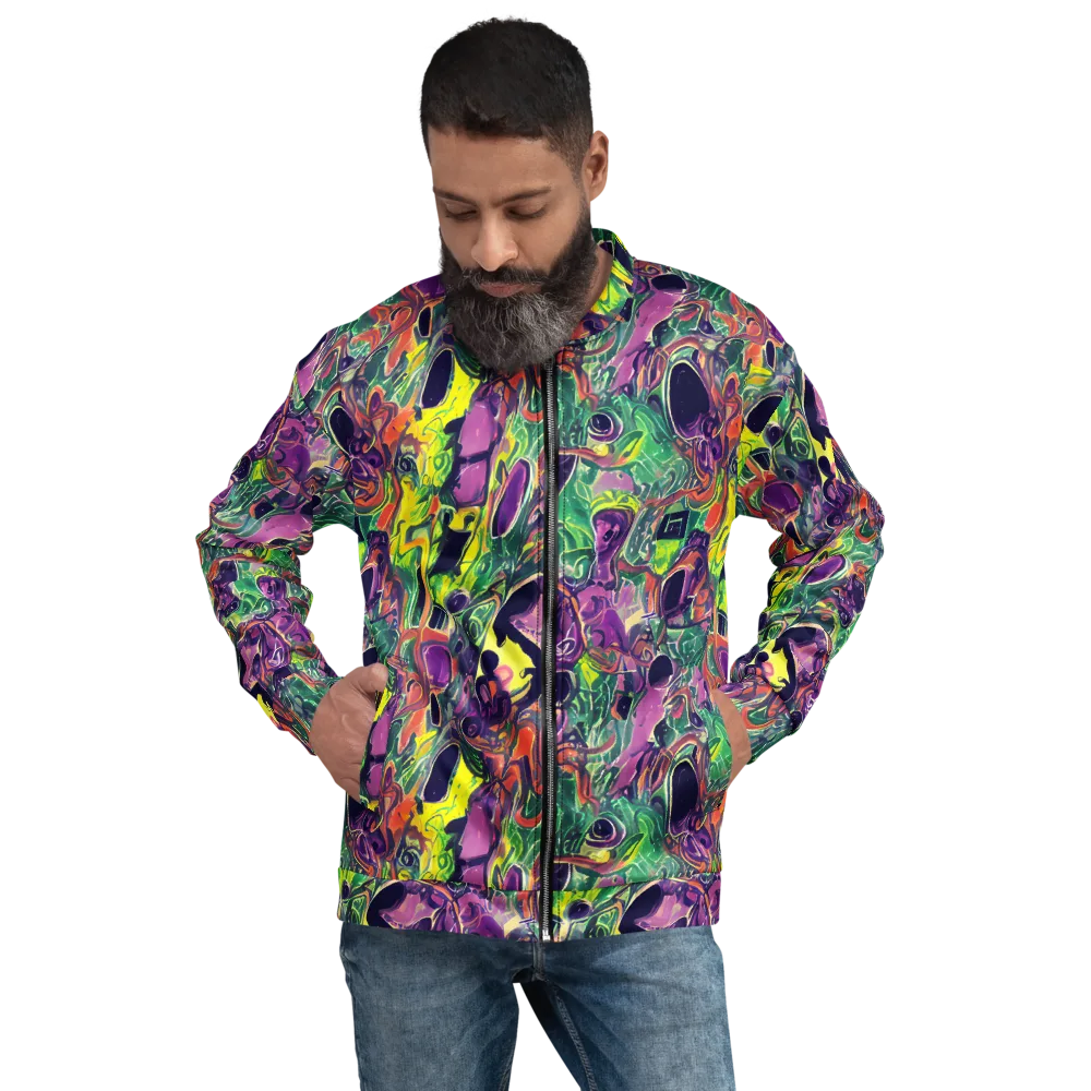 Emerald Fever on Bomber Jacket — Front