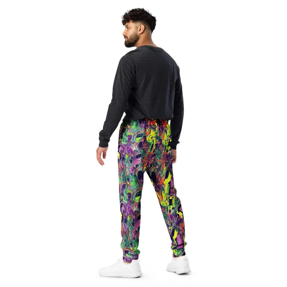 Emerald Fever on Men's Joggers — Back