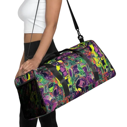 Emerald Fever on a Duffle Bag