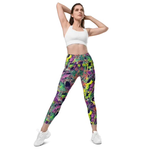 Emerald Fever on a Leggings with Pockets