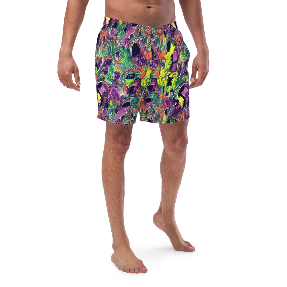 Emerald Fever on Swim Trunks — Front