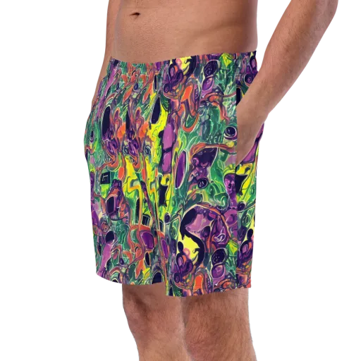 Emerald Fever on a Swim Trunks