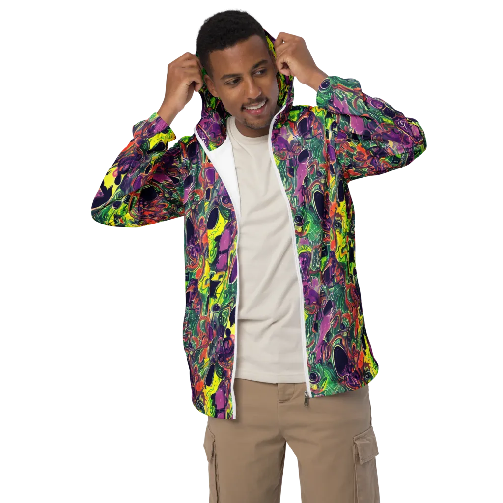 Emerald Fever on Men's Windbreaker — Front
