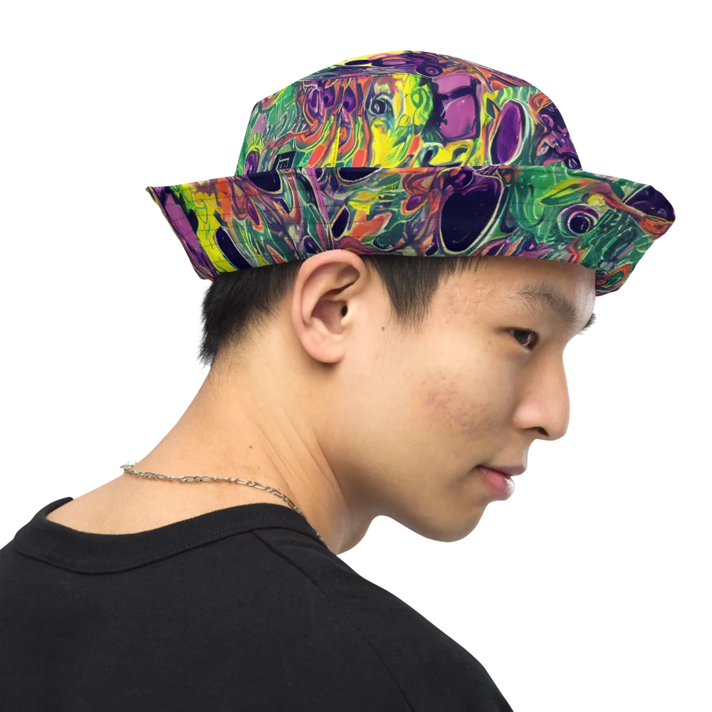 Emerald Fever on Reversible Bucket Hat — Right Outside