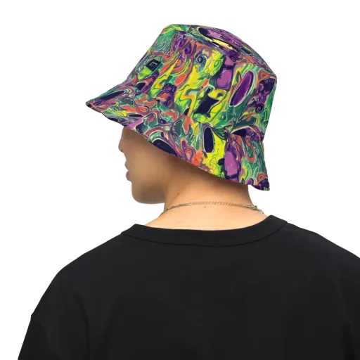 Emerald Fever on a Reversible Bucket Hat
