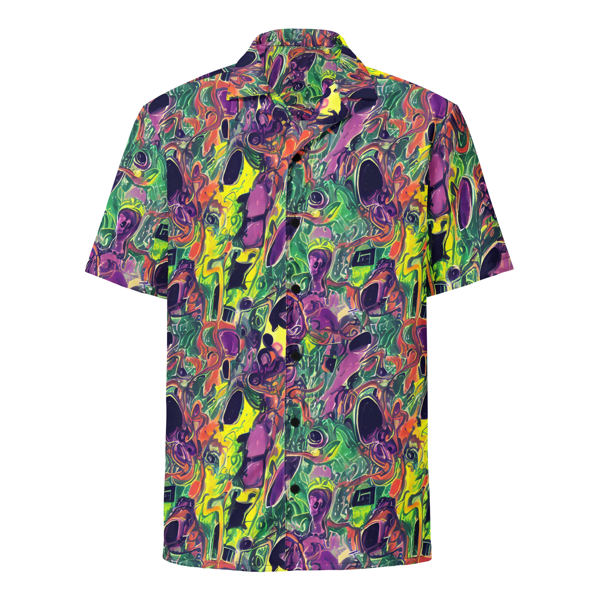 Emerald Fever on Button Shirt — Front