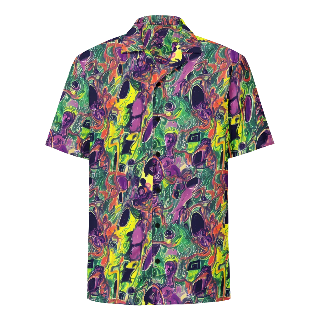 Emerald Fever on Button Shirt — Front