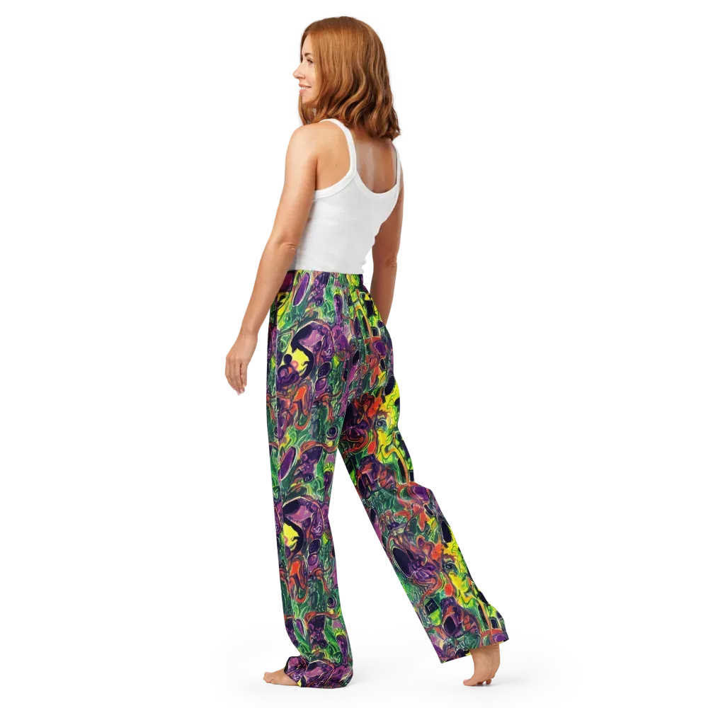 Emerald Fever on Women's Pajama Pants — Back