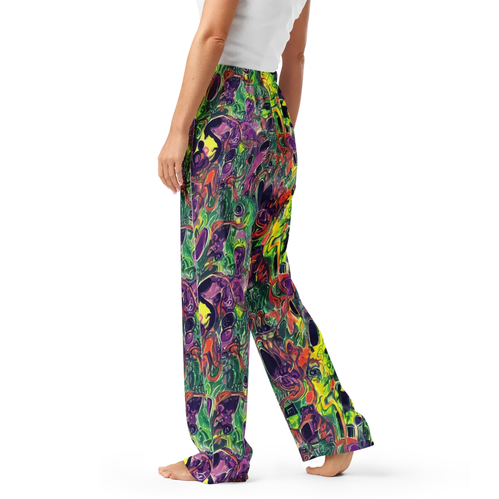 Emerald Fever on Women's Pajama Pants — Left