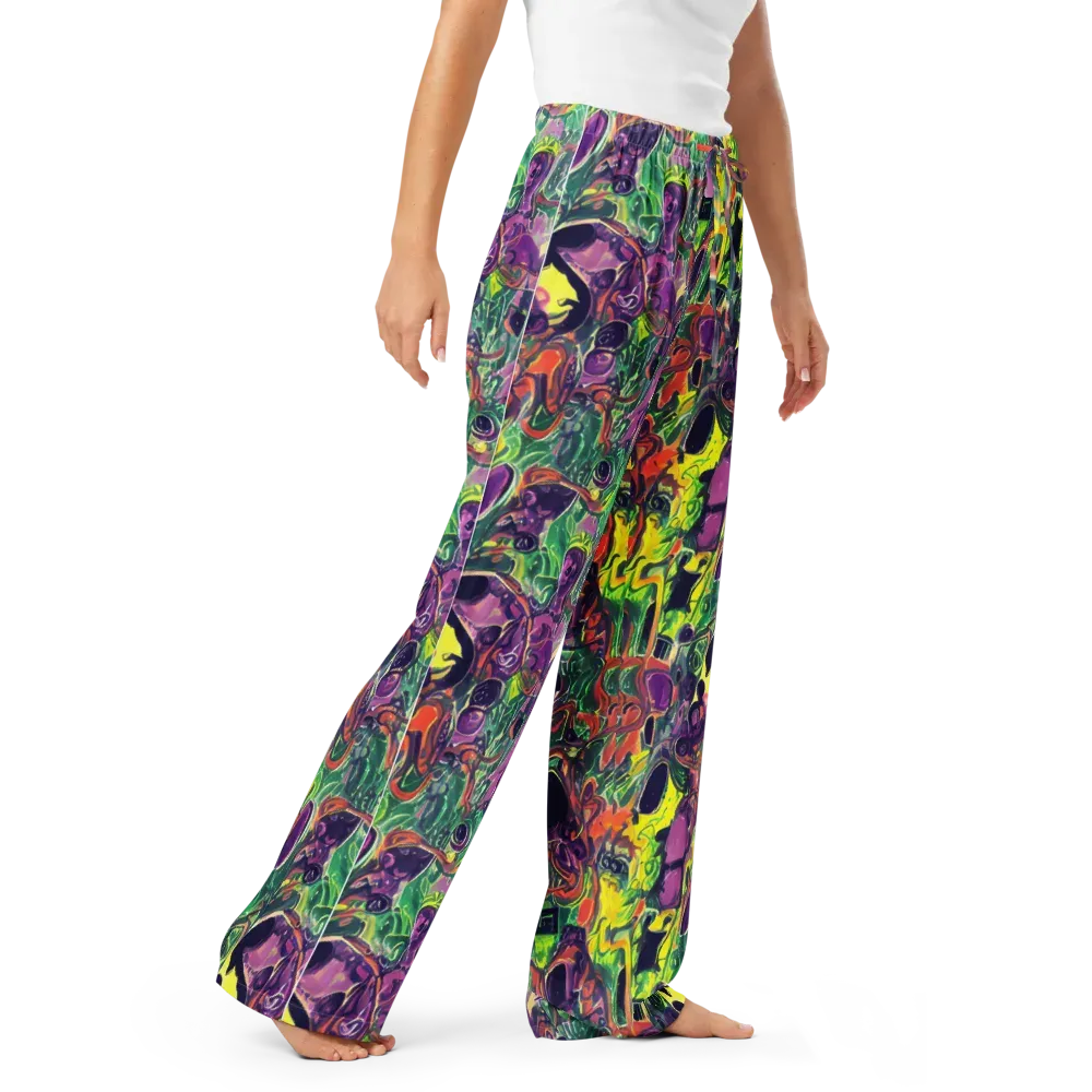Emerald Fever on Women's Pajama Pants — Right Front